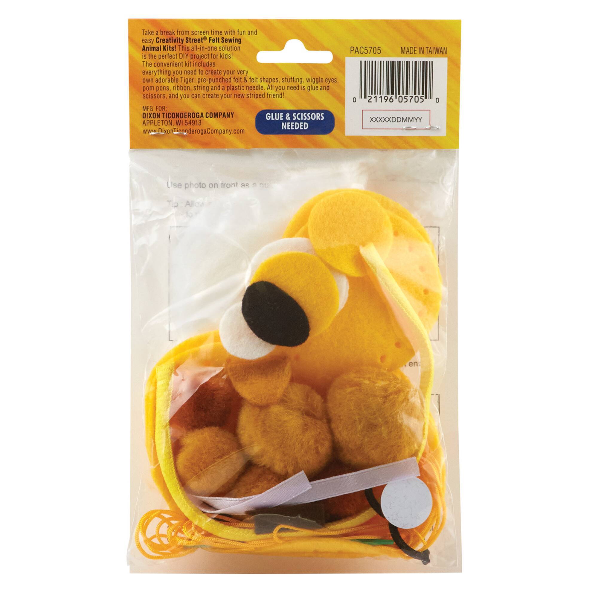 Creativity Street® Felt Sewing Tiger Animal Kit